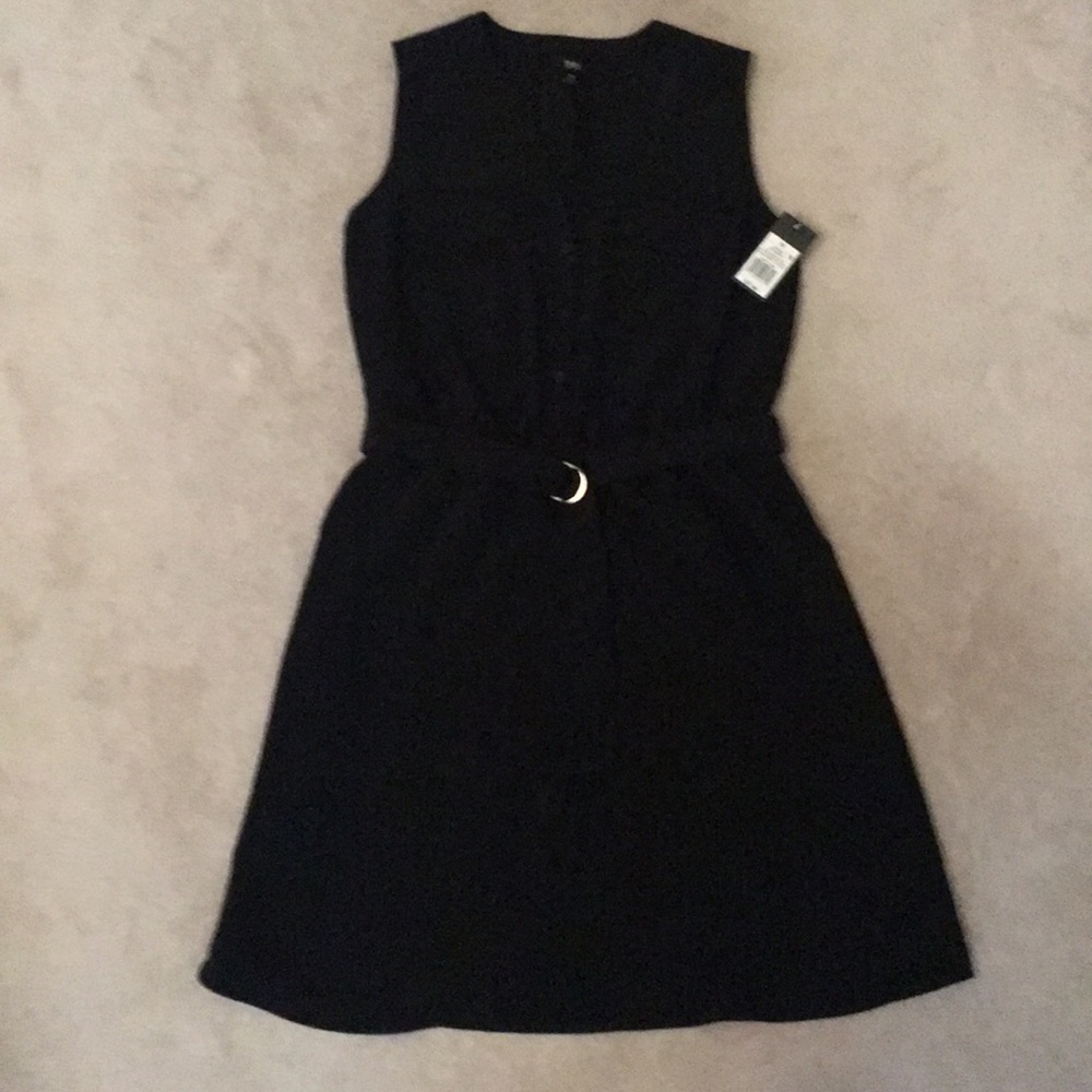 Woman’s black dress